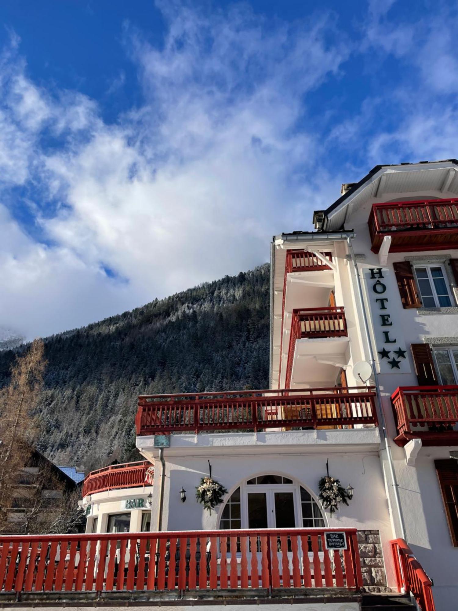 Chalet Hôtel La Sapinière Chamonix Exterior foto