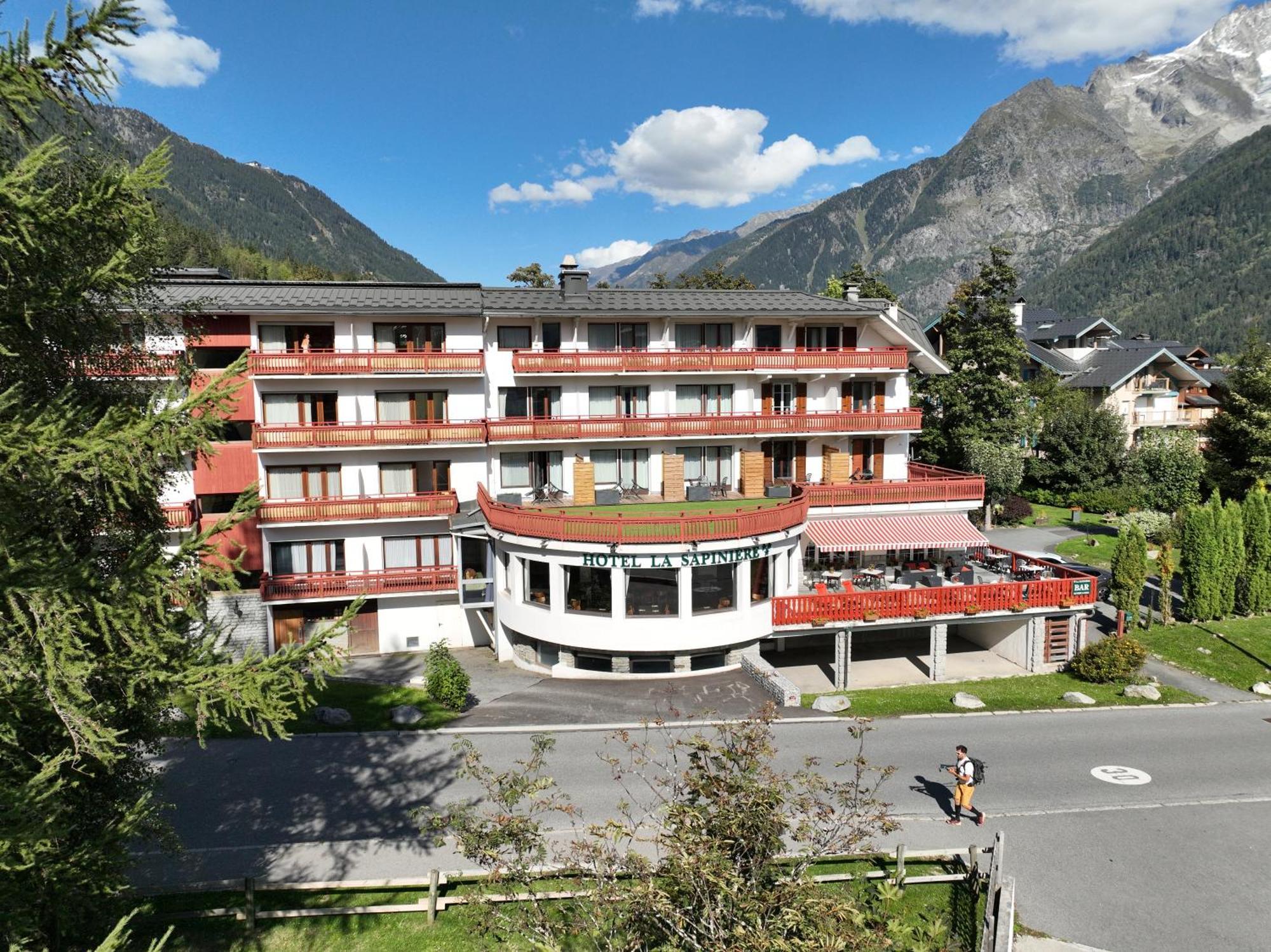 Chalet Hôtel La Sapinière Chamonix Exterior foto