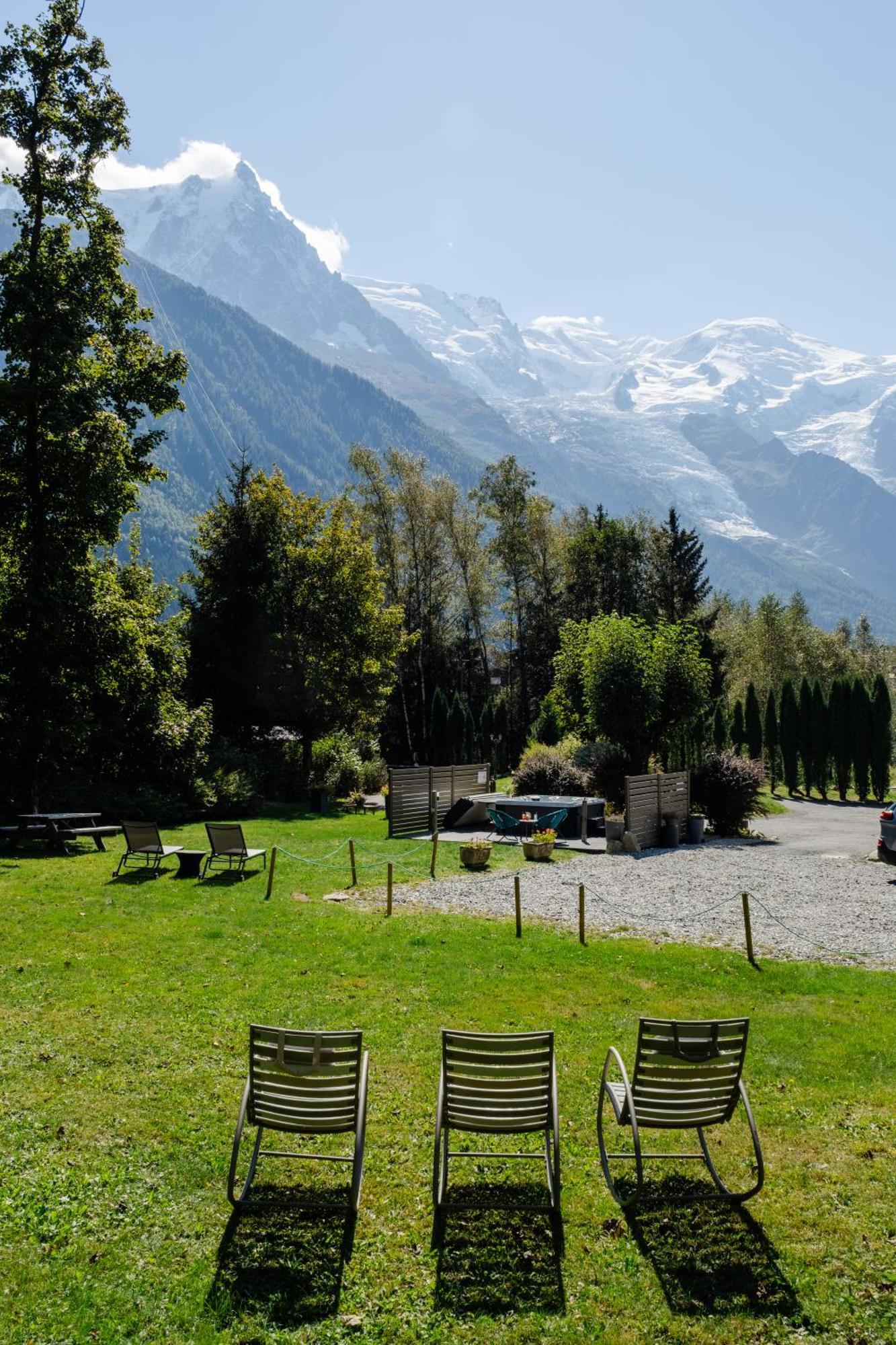 Chalet Hôtel La Sapinière Chamonix Exterior foto